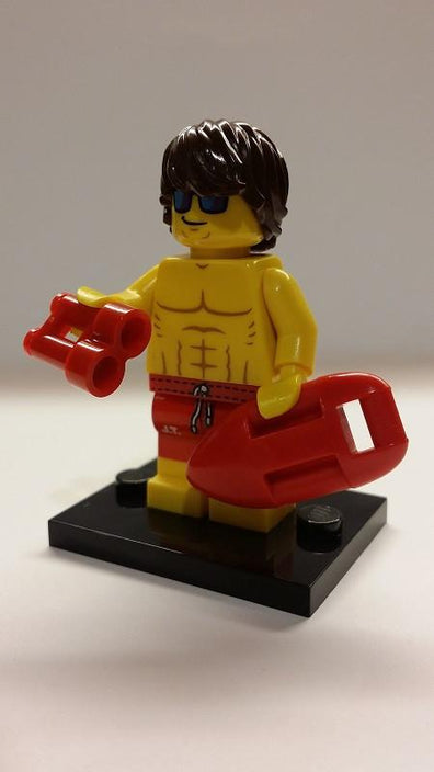 LEGO Minifigure-Lifeguard-Collectible Minifigures / Series 12-Creative Brick Builders
